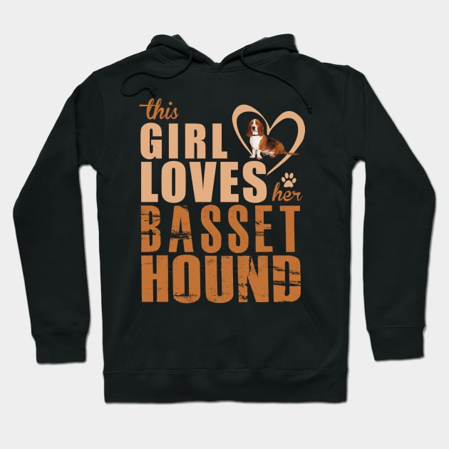 This girl loves her Basset Hound! Hoodie by rs-designs